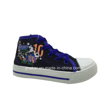 Netter Druck Kinder High Top Canvas Schuh (H325-S &amp; B)